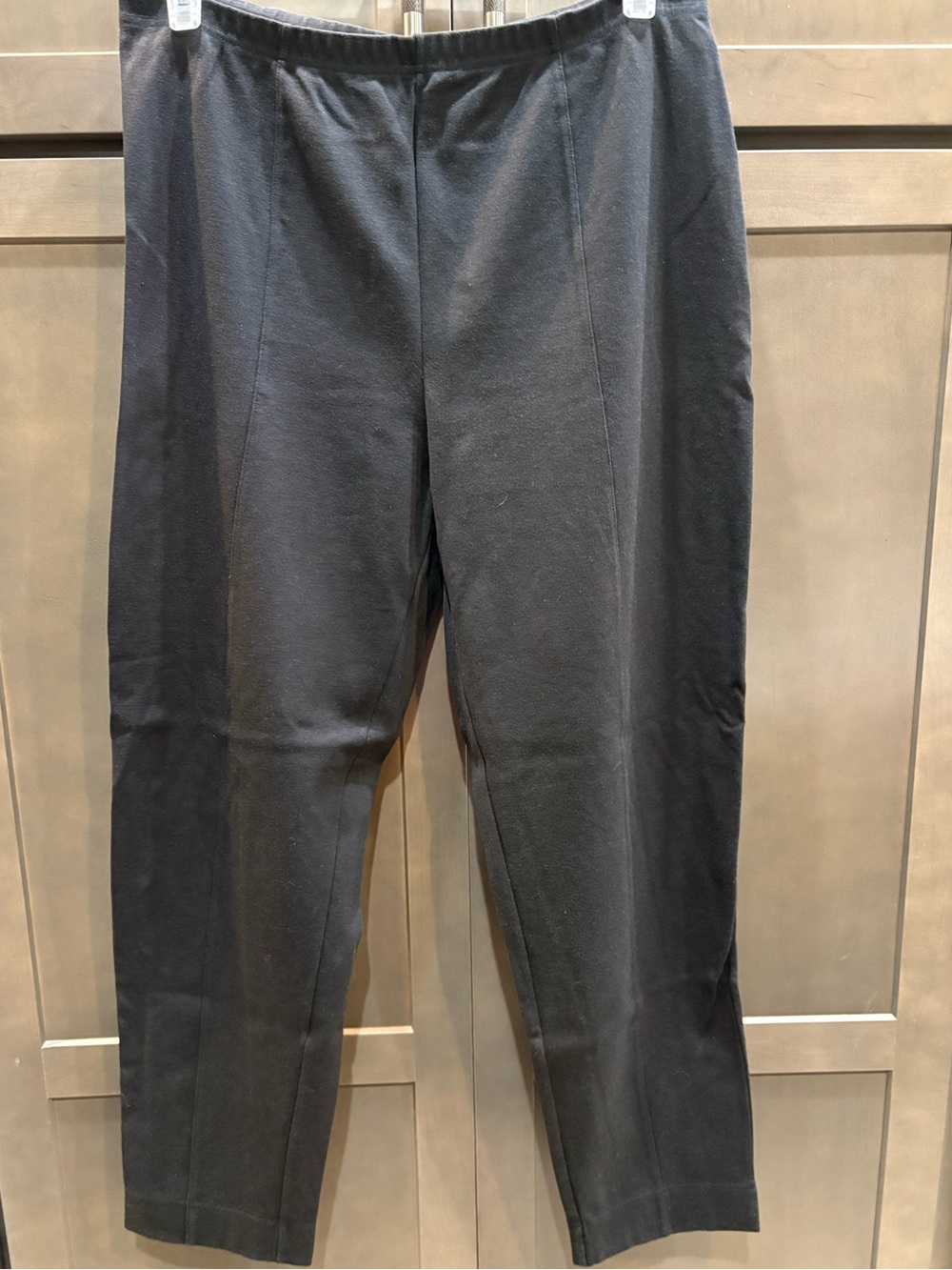 Talbots Black Front Seam Pants Leggings, L